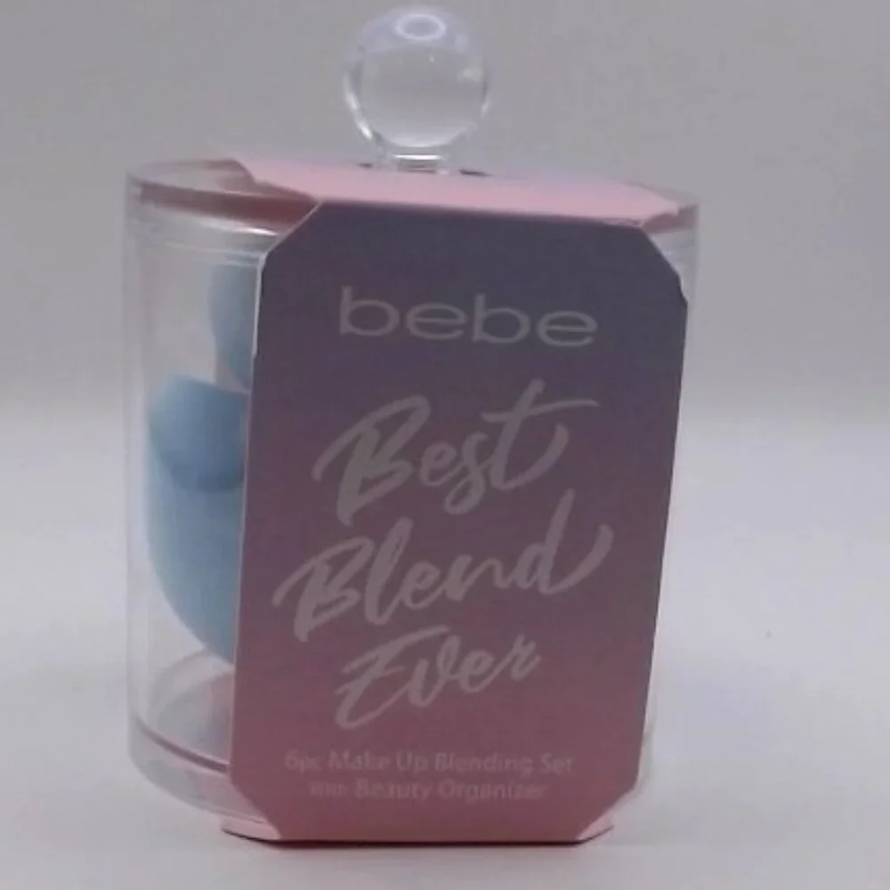Bebe -‎ Best Blend Ever, 6 Pc Mkeup Blender Set with Beauty Organizer